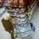 A very gross video that appears to have been taken from a security camera at a grocery store. An old woman is pushing a shopping cart, when all of a sudden, she pulls down her pants and shits right there in the grocery aisle!
